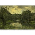 thumbnail image 2 of Jacob Maris 24x18 Gold Ornate Framed and Double Matted Museum Art Print Titled - Landscape with Barge (C. 1886), 2 of 4
