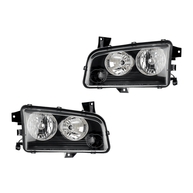 Par de FAROS CHARGER 2006 al 2008 DODGE DEPO .