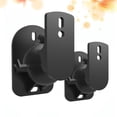 thumbnail image 3 of 1 par de soportes de pared para altavoces con sonido envolvente (negro), 3 of 5
