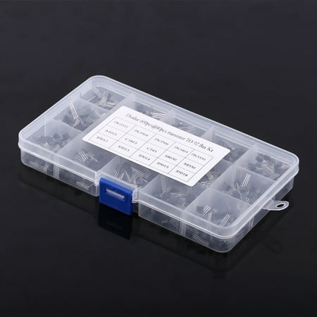 Pnp Retail Box 15 Values 600Pcs NPN PNP Power Transistor Assortment Assorted Kit TO-92 With Plastic Box ()