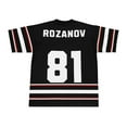 thumbnail image 3 of Heated Rivalry Inspired Merch Rozanov 81 Black-Red V-Neck Jersey T-Shirt - Unisex Short Sleeve Casual Streetwear Top for TV Series Fans, 3 of 5
