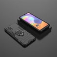 thumbnail image 2 of Funda Rígida Antichoque Samsung Galaxy A31 Negro Doble Capa con Anillo Metálico para Soporte Magnéti, 2 of 6