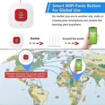 thumbnail image 2 of Home Seniors WiFi Call Button with App Notification, Elderly Monitoring, Nursing Assistance Pager, Senior Living Alert System, No Monthly Fees, 2 of 3