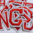 thumbnail image 2 of Écussons de Lettres Thermocollants 52 Pcs, Écussons de Lettres Rouges bfuee Écusson Alphabet Brodé A-Z, pour Chapeaux Chemises Jeans Sacs Rouge, 2 of 7