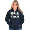 thumbnail image 3 of US Air Force Courage Integrity Zip Up Hoodie Men's Women's Brisco Brands S, 3 of 6