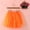 🔥 Orange, variant on Pleated Gauze Short Skirt Layered Tulle Mini Puff Hem Star-Embellished Dance Skirt Elastic Waist Lined Performance Costume For Parties Ballet And Photo Shoots