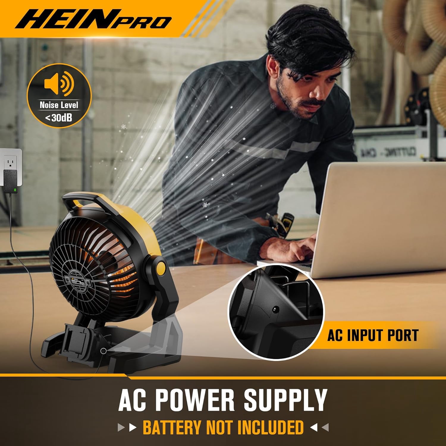 Cordless Leaf Blower & Jobsite Fan Compatible with  20V  Battery