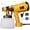 Wired Spray Gun, variant on Cordless Paint Sprayer for Dewalt 20V Battery with 2 Nozzles& 3 Patterns,1000ml/min High Flow,Adjustable Spray Width, Easy-to-Clean Sprayer for House Painting Graffiti Wall Fence Furniture DIY