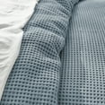 thumbnail image 6 of Levtex Home - Mills Waffle Slate Blue Duvet Cover Set - Twin Duvet Cover + One Standard Pillow Case - Slate Blue Waffle Weave - Duvet Cover (68 x 88in.) and Pillow Case (26 x 20in.) - Cotton, 6 of 6