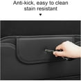 thumbnail image 5 of 2 PCS Car Seat Kick Mat, Leather Rear Seat Anti-Kick Mat Pad Back Seat Protector Prevent Dirt Mud and Scratch Interior Accessories, B/Black, 5 of 8