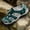 Dark Green, variant on Men’s Outdoor Sport Sandals Closed Toe Beach Water Shoes with Breathable Quick-Dry Upper Non-Slip Soft Sole for Hiking Walking Fishing and Summer Travel