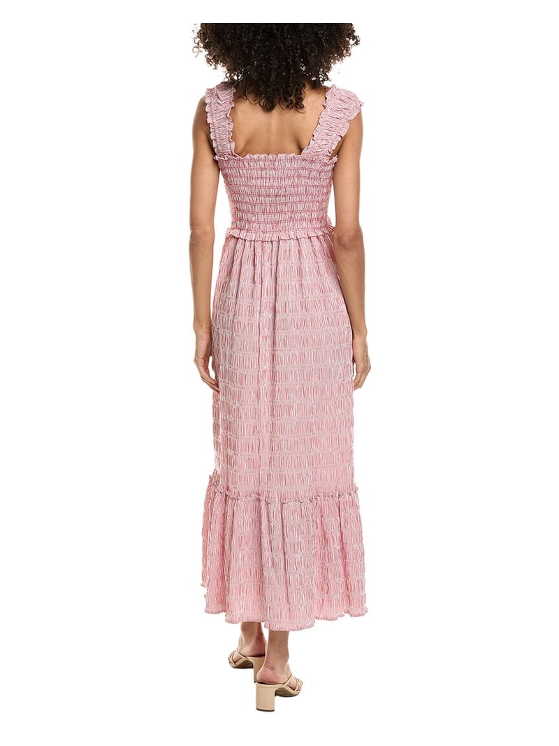 max studio cocktail dress Max Studio Smocked Tiered Maxi Dress