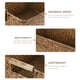 thumbnail image 2 of Cesta de algas marinas con asa de madera, cesta de escritorio rectangular, organizador de almacenamiento para baño, 2 of 7