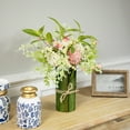 thumbnail image 2 of Northlight Hydrangea and Berry Floral Spring Bouquet - 14" - Pink, 2 of 8