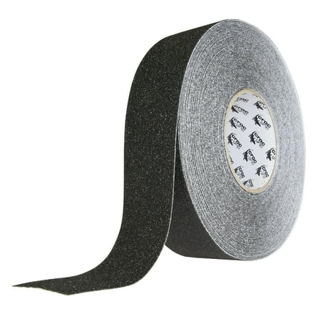 - CROC grip Commercial High Grit Anti-Slip Tape, Black Tread 1.9 inches x 82 feet, Outdoor Weather Resistant, Safety for Stairs & Walkways