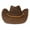 coffee color, variant on Western American Cowboy Straw Hat, Retro Summer Prairie Ceremonial