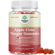 ACV Apple Cider Vinegar Gummies - Sugar Free Apple Cider Vinegar Gummies with The Mother for Full Body Cleanse and Detox Natural Energy and Digestive Support - Keto ACV Gummies Vitamins for Adults