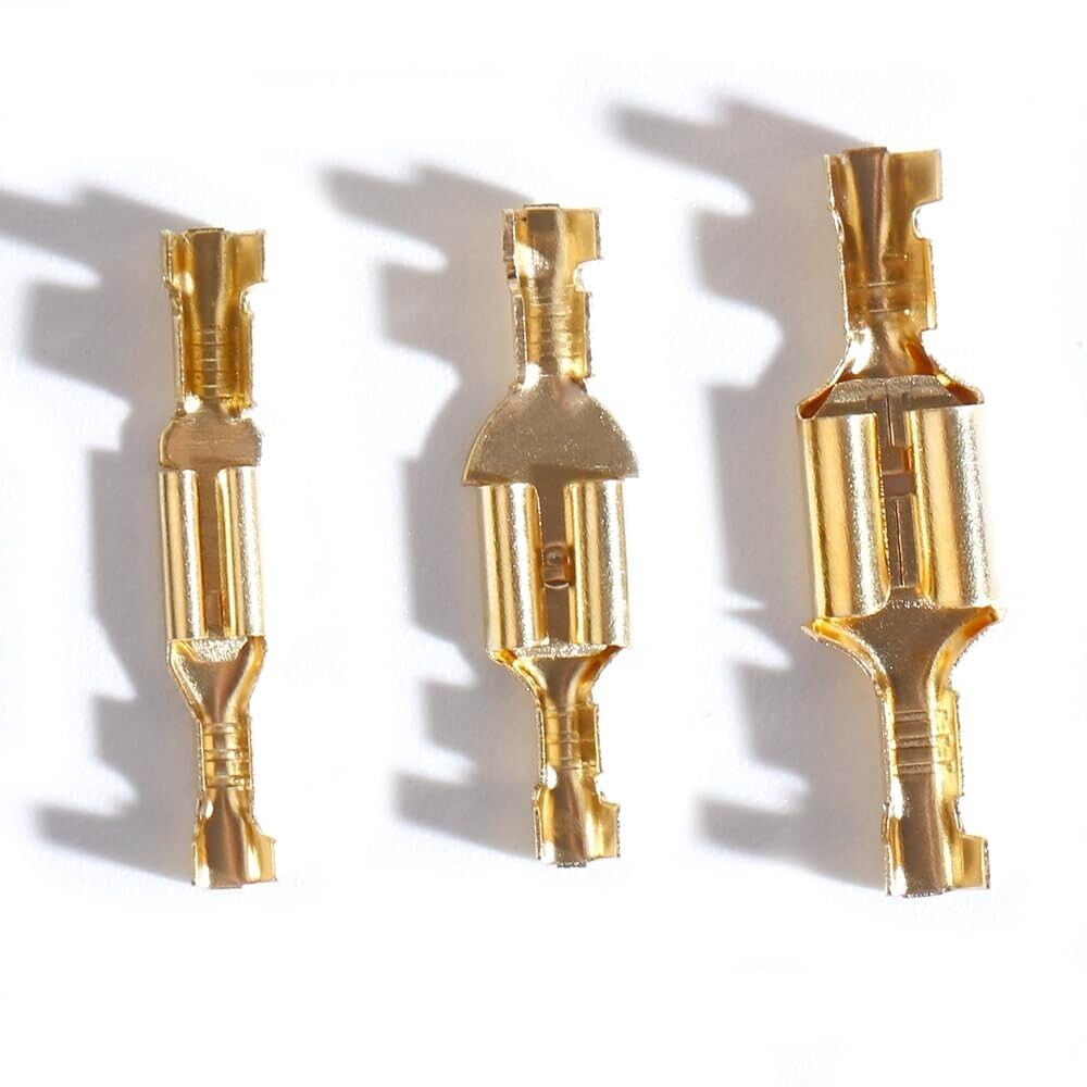 2.8/4.8/6.3mm Spade Crimp Connectors Electrical Lugs Terminal Insulating Wire