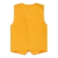thumbnail image 4 of TSSOE Unisex Volunteer Activities Vest Supermarket Waiter Uniform Button Up Clerk Vests Workwear Yellow M, 4 of 5