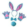 thumbnail image 3 of 4x Bunny Costume Set Rabbit Ear Headband Headwear Adorable Halloween Cosplay Adult, 3 of 9