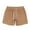 Khaki, variant on Mens Corduroy Shorts Lace up Elastic Waist Casual Short Pants Summer Outdoor Casual Sport Shorts with Pockets