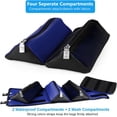 thumbnail image 5 of Compact Hanging Travel Toiletry Bag – Fold-Flat Organizer with Multiple Pockets, Water-Repellent Case for Travel & Everyday Use, 5 of 7