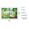 thumbnail image 2 of Hanaiakamalama - Queen Emma of Hawaii Summer Palace - From an Original Hawaii Watercolor Painting by Peggy Chun - Fine Art Rolled Canvas Print 27in x 40in, 2 of 4