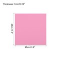 thumbnail image 2 of EVA Foam Sheets Pink 9.8 Inch x 9.8 Inch 7mm Thick Crafts Foam Sheets Pack of 6, 2 of 6