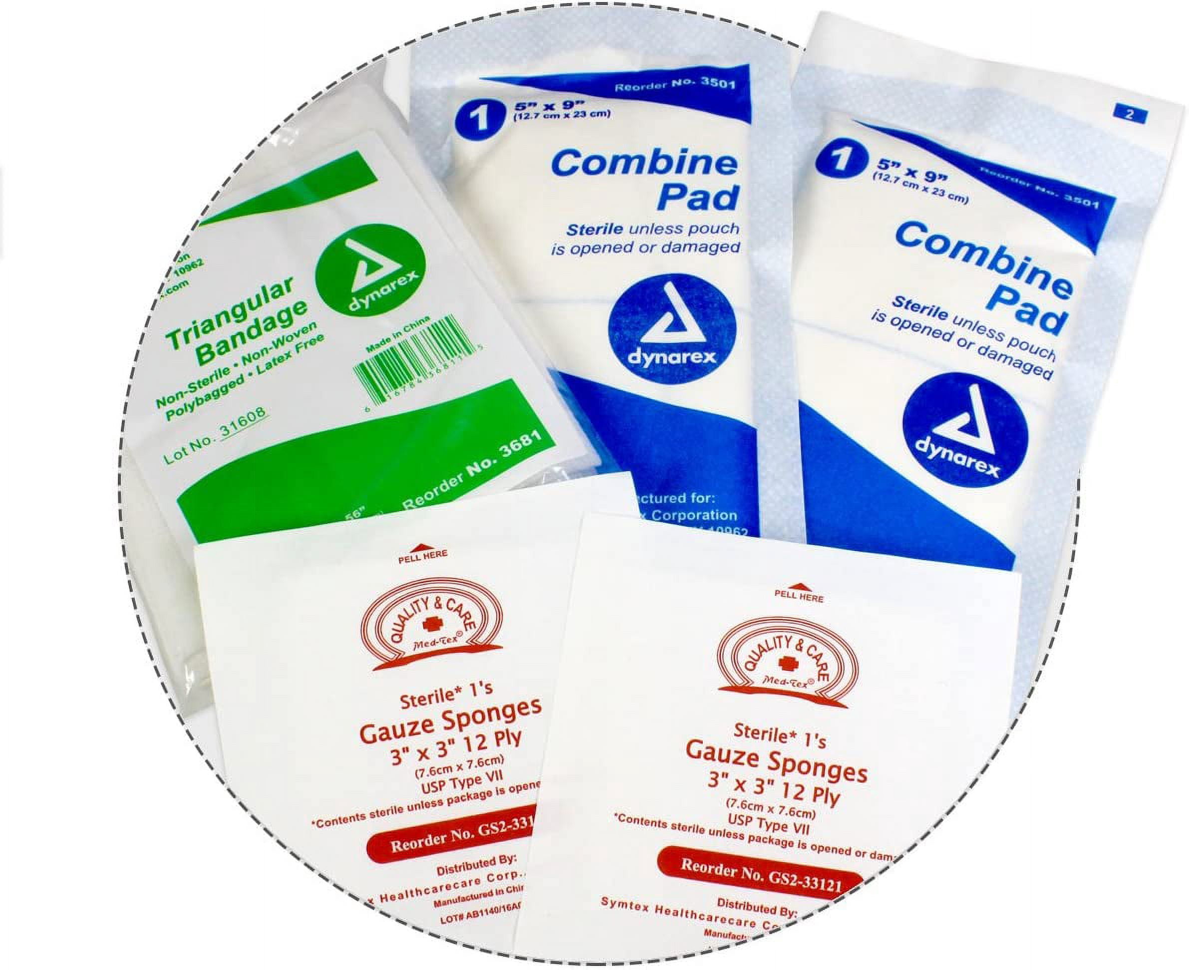 Urgent First Aid ANSI Compliance Disposable First Aid Kit, 73 Piece