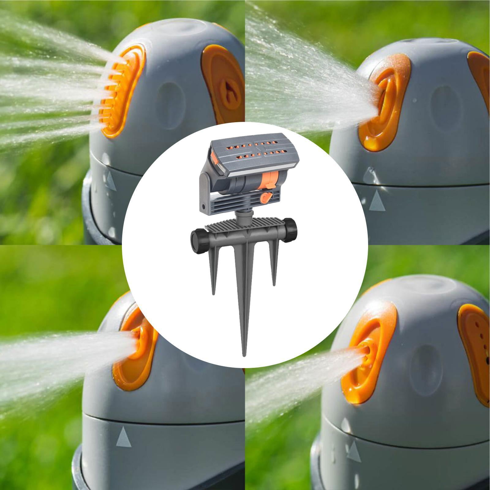 Zxpjkyu 4 Way Adjustments Lawn Sprinkler Quick Connect Portable Versatile 9.8x2x13.2inch