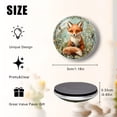 thumbnail image 2 of Glass Refrigerator Magnet 6Pcs Magnetic Fridge Sticker,Decor for Kitchen,Whiteboard,Cabinet,Charming Fox With Expressive Eyes, 2 of 5