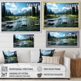thumbnail image 4 of Designart "Canada Banff Euphony II" Landscapes Floater Framed Canvas Art Print, 4 of 7