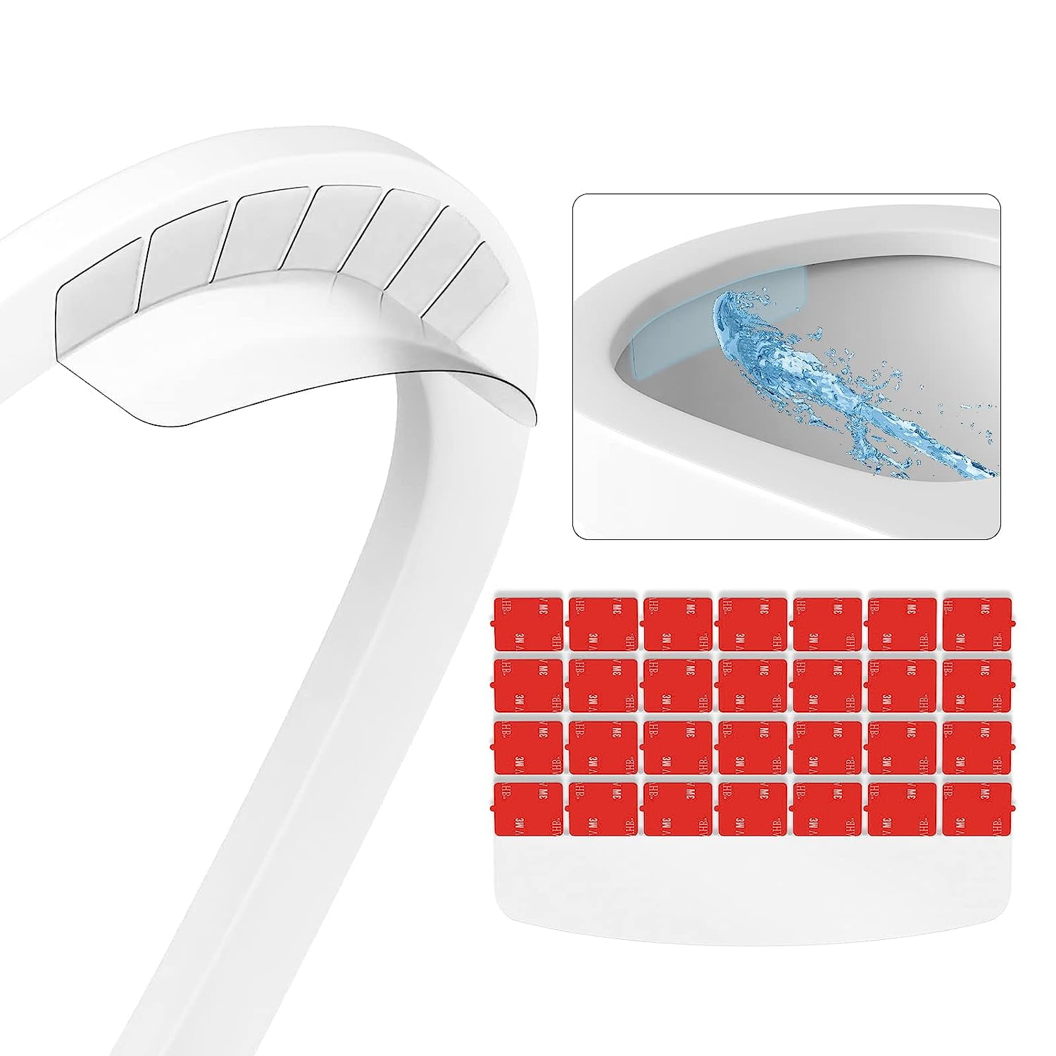 Trianu Pee Guards for Toilet Seats, 4Pcs Potty Training Pee Guard for