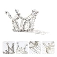 thumbnail image 3 of 2 Pcs Enfants Couronne Forme Coiffe Anniversaire Performance Couronne Chapeau, 3 of 8