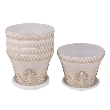 Family Garden Plastic Desktop Decoration Plant Flower Cactus Pot