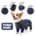thumbnail image 4 of Pull à Col Roulé Chaud en Molleton pour Chien de Petite Taille de Taille Moyenne, 4 of 7