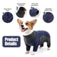 thumbnail image 4 of Chaqueta de forro polar para perros, abrigo cálido de invierno, jersey de cuello alto para perros p Irfora Abrigo al aire libre, 4 of 7