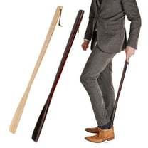 2pcs Wooden Shoehorns Convenient Shoehorns Convenient Shoes Lifter Tools