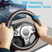 NBCP Racing Steering Wheel with Pedals, 270/900° Vibration Shifter for Xbox/PS4/PS3/Switch/PC
