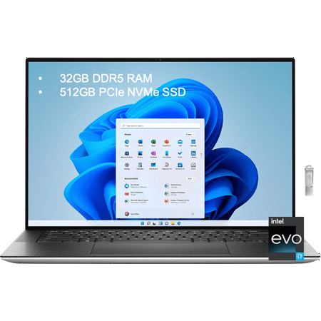 Dell - XPS 15 15.6" FHD+ Laptop - Intel Evo i7 - Intel Evo Design - Intel Arc A370M - 32GB Memory - 512GB SSD - Platinum Silver