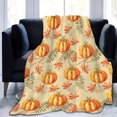 thumbnail image 6 of Nmdmisc Fall Throw Blanket,Halloween Pumpkin Autumn Plush Fall Decor Fleece Fuzzy Picnic Throw Blanket for Couch Sofa Chairs,Cute Holiday Maple Leaf Blankets and Throws for Home (27.5" x 39"), 6 of 6
