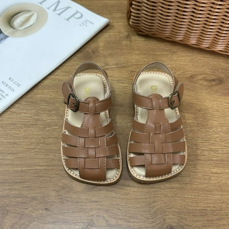 

Children‘s Sandals New Soft Sole Boys and Girls Summer Sandals Baotou Casual Beach Shoes Kindergarten Baby Shoes Genuine