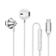 thumbnail image 1 of Auriculares con cable y micrófono para juegos de karaoke, auriculares para teléfono móvil con control de cable y graves potentes de metal con decodificación digital, 1 of 4