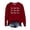 Red, variant on Women Dachshund Dog Print Crew Neck Sweatshirt Long Sleeve Pullover Casual Loose Fit Animal Graphic Top