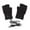 Black, variant on Luxalzxs Heated Gloves for Men/Women Smart USB Rechargeable Winter Cold Protection Warmth Heating Plush Gloves Fingerless Flap Gloves