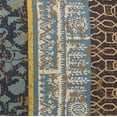 thumbnail image 4 of Plutus 16" x 16" Ancient Border Luxury Throw Pillow in Blue, 4 of 9
