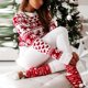 thumbnail image 4 of Suéteres navideños nuevos para mujeres, hombres y niños, jerséis suaves e informales, conjuntos gruesos y cálidos a juego, jerseys de punto, aspecto familiar navideño, 4 of 5