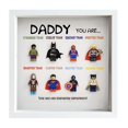 thumbnail image 1 of Superhero Photo Frame Wall Artwork Retro Cartoon Character Family Decoration, 1 of 5