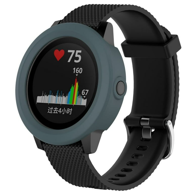 New Screen Protectors Shell Soft For Garmin Vivoactive 3 Watch Cover Silicone Protective Case BLUE