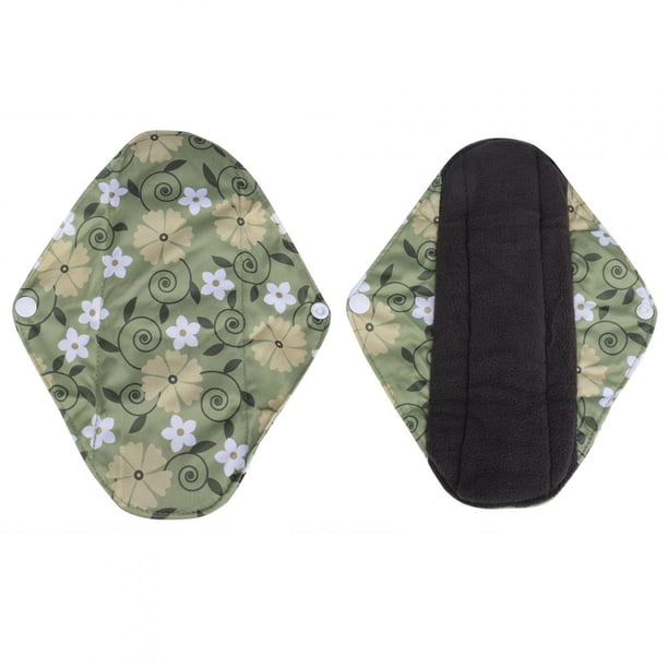 Almohadilla Sanitaria Reutilizable Almohadilla Menstrual Almohadilla Menstrual De Tela Almohadilla De Carbón De Bambú 1PC Reutilizable Lavable Panty Liner Bambú Carbón De Tela ANGGREK Otros